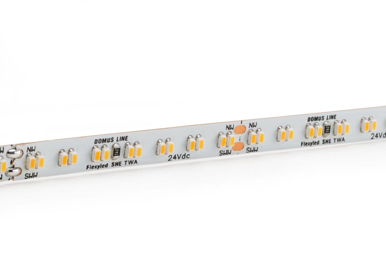 24v 10wm 168 LED 6mm Made to Measure Flexible Tape 2700-4000k - Temperature Changing - 20000mm